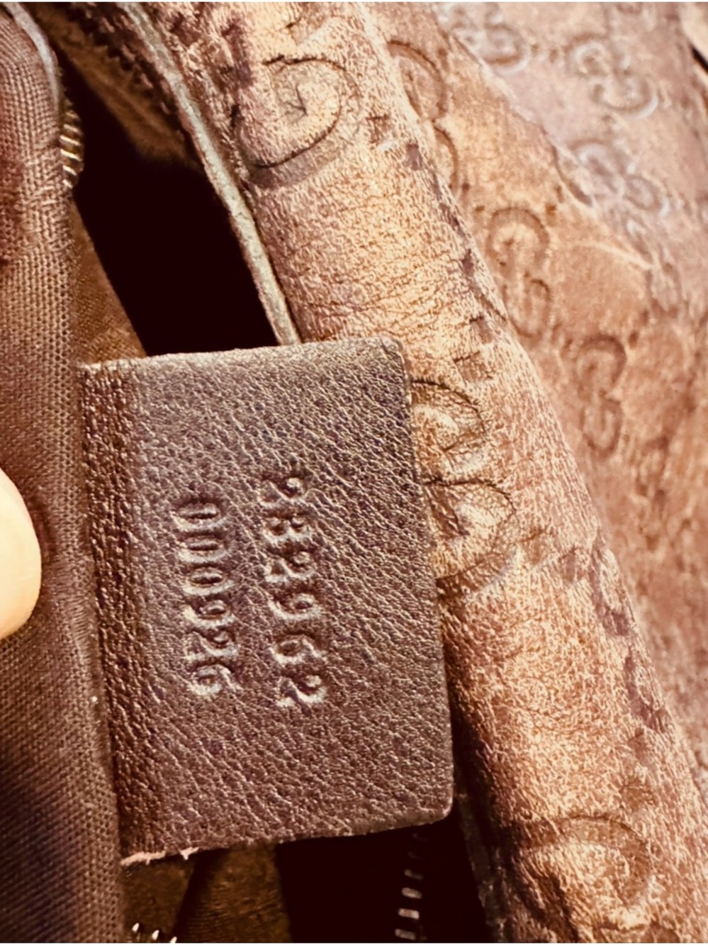 Gucci Brown Guccissima GG Twins Hobo - Picture 9 of 13